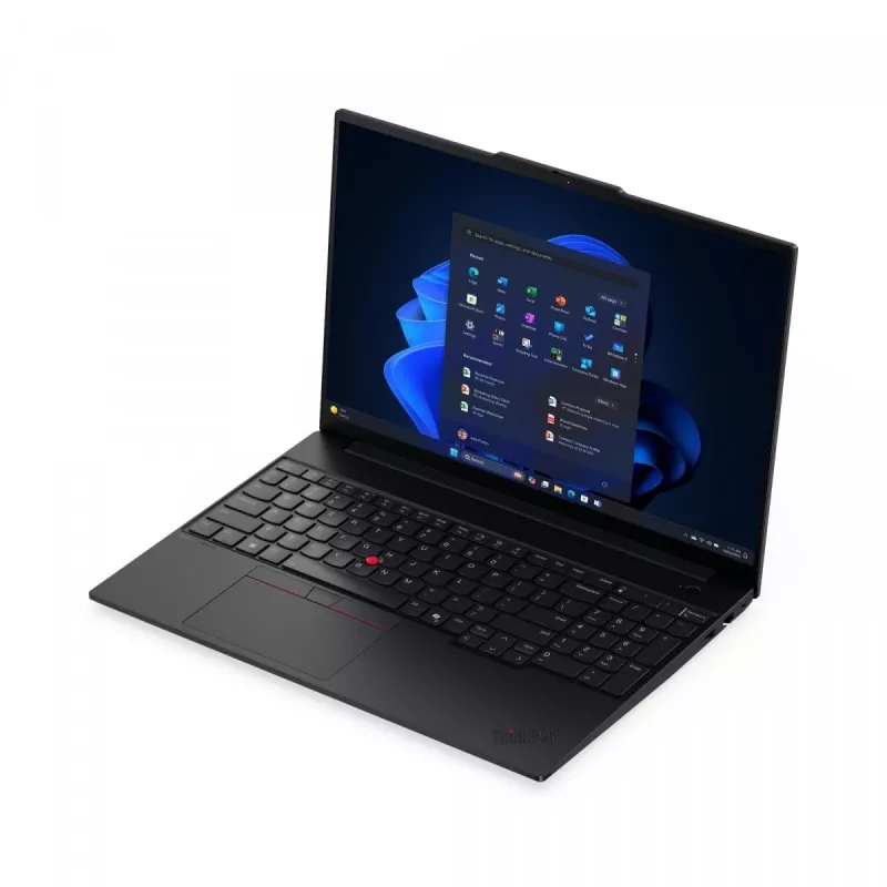 Nešiojamas kompiuteris Lenovo ThinkPad E16 G3 22AY001SPB – Intel Ultra 7, 16,0 colio WUXGA, 16 GB RAM, 512 GB SSD, Windows 11 Pro, juodas, 1 metų garantija