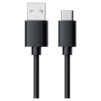 USB laidas RealPower 255650 USB 3.2 Gen 1 0.6m juodas