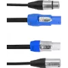 DMX kombinuotas kabelis EUROLITE 30227783, P-Con į 5 kontaktų XLR, 3 m