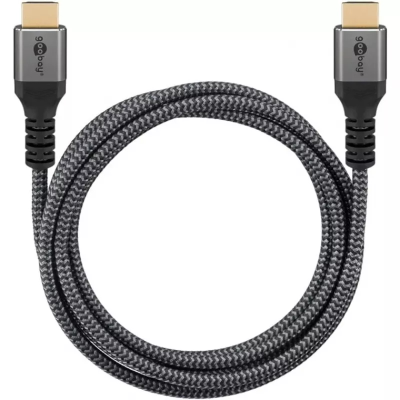 Goobay 65263 HDMI laidas 5 m HDMI A tipas (standartinis) pilka (65263)