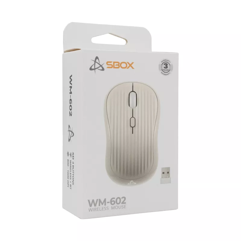 Belaidė pelė SBOX WM-602 Smėlio spalvos