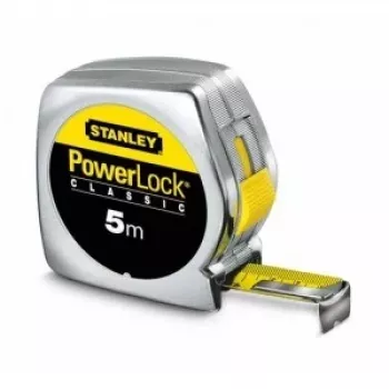 Powerlock plieninė matavimo juosta 5 m x 25 mm chromuota - išpardavimas 12