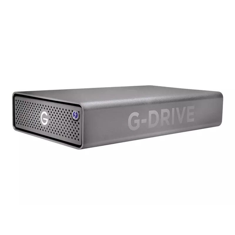Išorinis kietasis diskas SANDISK G-DRIVE PRO 4 TB — 7200 aps./min., USB 3.2 Gen 1, nerūdijančio plieno korpusas