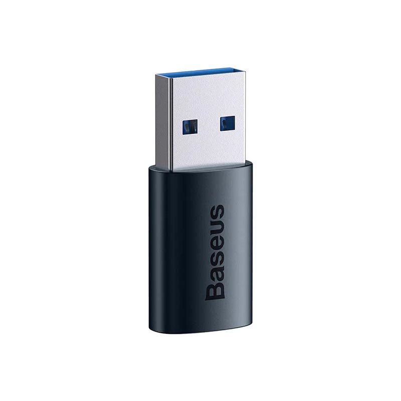 Adapteris Baseus Ingenuity USB-A į USB-C OTG (mėlynas)