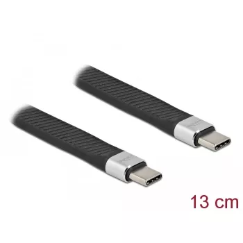 USB 2.0 FPC plokščia juostelinė jungtis DeLOCK 86940 USB Type-C į USB Type-C 13 cm