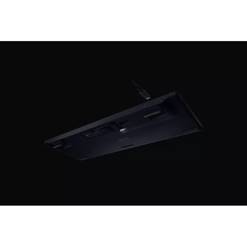 Gaming klaviatūra Razer BlackWidow V4 Low-profile Wireless – žemo profilio mechaniniai klavišai, Bluetooth ir 2,4 GHz