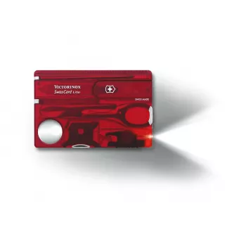 Victorinox SwissCard Lite – daugiafunkcis kortelės dydžio įrankis