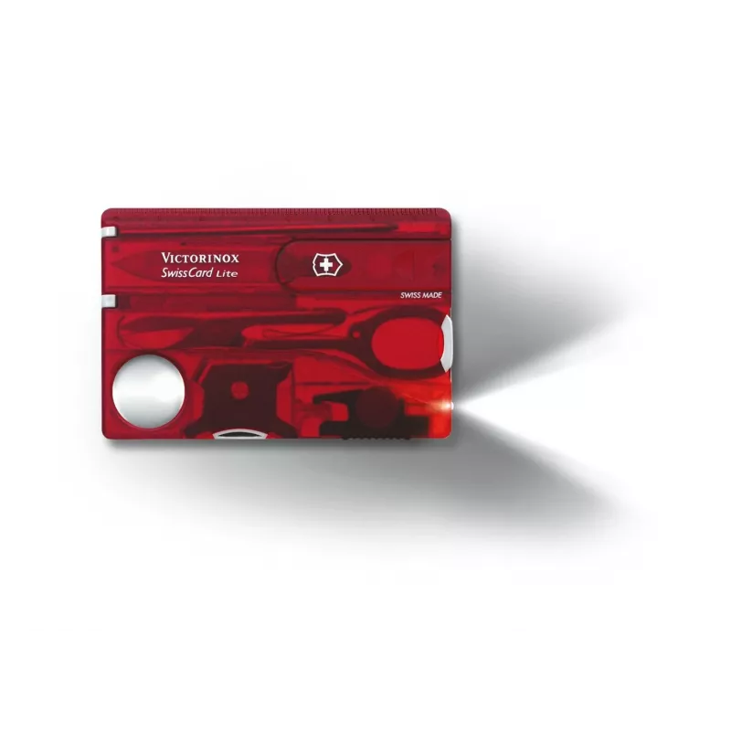 Victorinox SwissCard Lite – daugiafunkcis kortelės dydžio įrankis