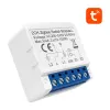 Išmanusis jungiklio modulis Avatto LZWSM16-W2 ZigBee be nulinio laido, 2 kanalų relė montavimui sienoje