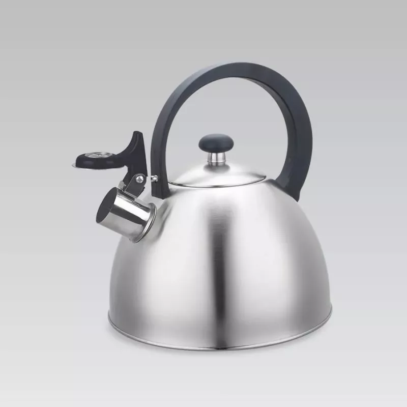 Virdulys Maestro MR1302 nerūdijantis plienas 2,5 L, tinkamas indukcinėms kaitlentėms, švilpuku, juoda rankena