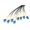 DIGITUS Vorkonfektionierte Fibre Optic Universal Breakout Cable, vienmodis OS2, 8 skaidulų, LC/UPC - LC/UPC