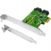 DC-600e RAID valdiklis, SATA, Serial ATA II, 0, 1, JBOD, 5 Gbit/s, Marvell 88SE9128, Windows 2000