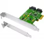 DC-600e RAID valdiklis, SATA, Serial ATA II, 0, 1, JBOD, 5 Gbit/s, Marvell 88SE9128, Windows 2000
