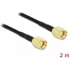 Anteninis kabelis DeLOCK RP-SMA – RP-SMA LMR/CFD100 2 m