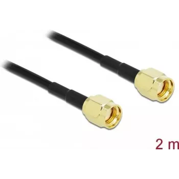 Anteninis kabelis DeLOCK RP-SMA – RP-SMA LMR/CFD100 2 m