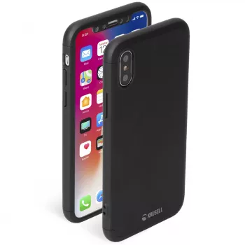 Krusell Arvika 3.0 dėklas iPhone XS Max 16,5 cm juodas