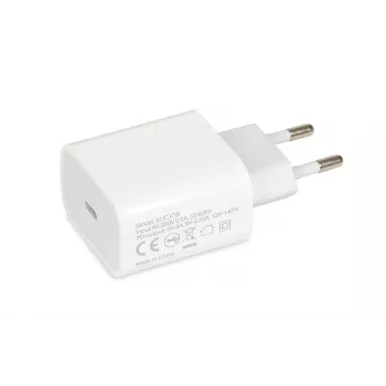 Vidinis USB Type-C greitasis įkroviklis IBOX C-37, 20W, USB-C PD 3.0, 3 A išėjimas, Baltas
