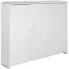 Hager FWB43S. Typ: Freistehendes Gestell, Produktfarbe: Weiß, Internationale Schutzart (IP-Code): IP44. Breite: 650 mm, Tiefe: 161 mm, Höhe: 800 mm (F