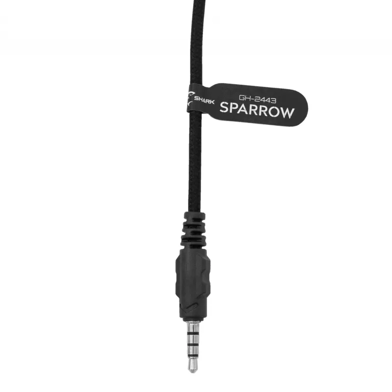 Ausinės White Shark GH-2443 Sparrow Black