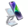 Belaidė įkrovimo stotelė BlitzWolf BW-IW30 3-in-1 greitasis įkrovimas iPhone ir Samsung, 3 įrenginių belaidis įkrovimas