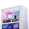 Corsair FRAME 4000D LCD RS korpusas, Midi-Tower, ATX, ARGB, grūdintas stiklas - Baltas