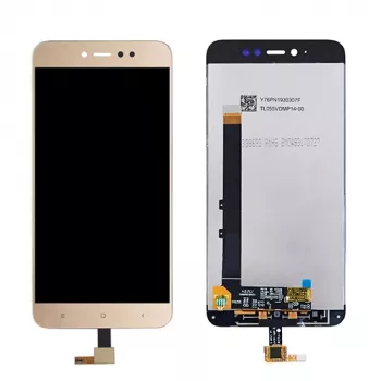 LCD ekranas Xiaomi Redmi Note 5A Prime (auksinis) atnaujintas