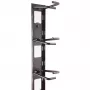 APC NetShelter vertikalus kabelių tvarkytuvas, kabelių žiedai, 8 vnt., juoda, 55 mm x 766 mm x 85 mm