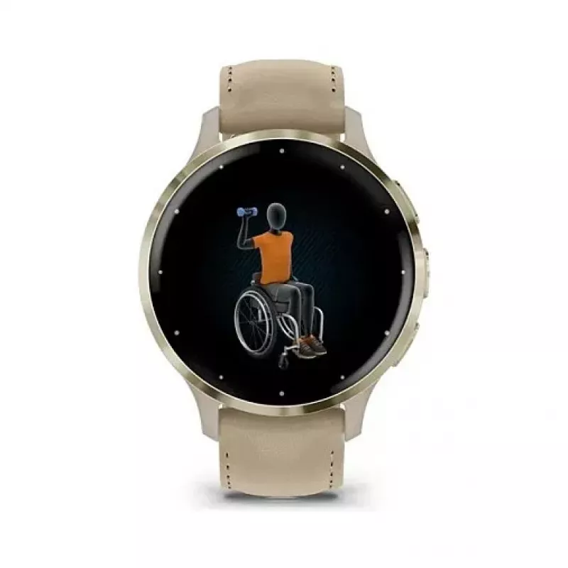 Garmin Venu 3S 41 mm, prancūziškai pilka / švelnus auksas