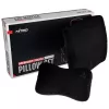 Memory Foam pagalvių rinkinys nitro concepts NC-PST-MF-001 – juodos, ergonomiškos atraminės pagalvės (rinkinys)