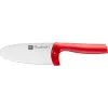 ZWILLING Twinny šefo peilis 36550-101-0 10 cm raudonas – maisto gaminimo pamokos vaikams