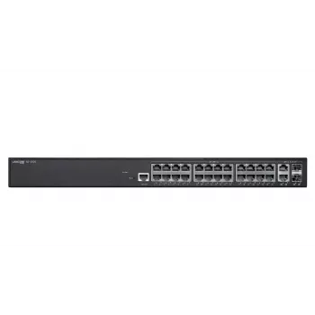Valdomas L2 Gigabit Ethernet jungiklis Lancom Systems GS-2426 — 24× Gigabit RJ-45, 1U stovas, MAC 8000, AC maitinimas