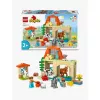 Konstruktorius LEGO DUPLO Ūkio gyvūnų priežiūros rinkinys 10416 – 74 detalės, 2 figūrėlės, nuo 2 metų