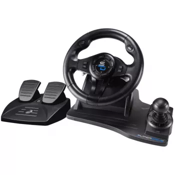 Subsonic SA5596-NG žaidimų vairas su pedalais USB, juodas, 270°