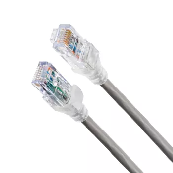 Tinklo jungiamasis laidas Belden 10GX Cat6a U/UTP LSZH 3 m RJ-45 į RJ-45, nikeliuoti/auksuoti kontaktai, pilka