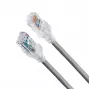 Tinklo jungiamasis laidas Belden 10GX Cat6a U/UTP LSZH 3 m RJ-45 į RJ-45, nikeliuoti/auksuoti kontaktai, pilka