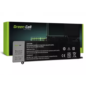 Baterija Green Cell DE82, skirta DELL Inspiron 11 3147/3148/3152/3153/3157/3158 ir 13 7347/7348/7352/7353/7359