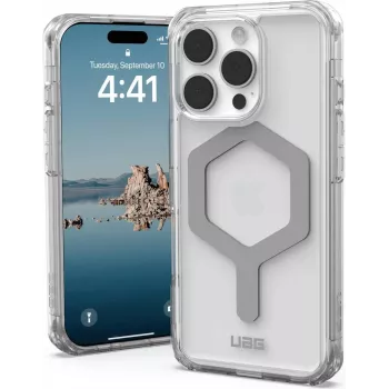 UAG Urban Armor Gear Plyo MagSafe Dėklas | Apple iPhone 16 Pro | ledo (permatomas)/sidabrinis | 114480114333