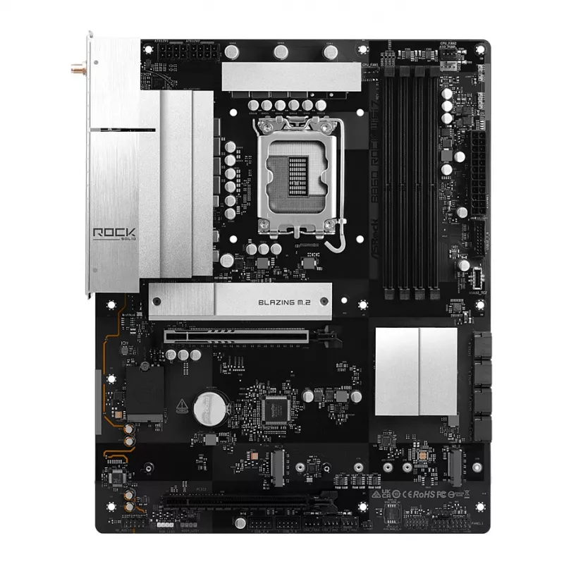 ASRock B860 Rock WiFi 7 ATX pagrindinė plokštė
