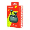 Canyon CNS-TWS10BK Ausinės ir ausų įdėklai True Wireless Stereo (TWS) Į ausį Skambučiai/Muzika/Sportas/Kasdienis naudojimas USB Type-C Bluetooth Juodos (CNS-TWS10BK)