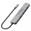 USB-C HUB Unitek 7v1 Aliuminis PD 100W 5 Gbps – kelių prievadų adapteris su Power Delivery