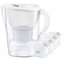Brita Marella XL ąsotis + 4 Maxtra kasetės (balta)