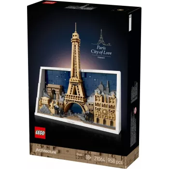 LEGO ARCHITECTURE 21064 Paryžius – Meilės miestas