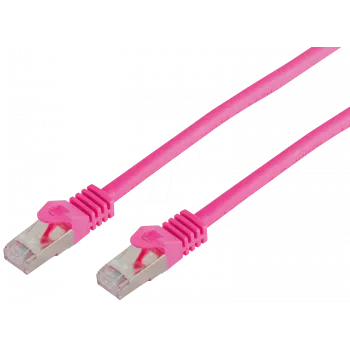 Tinklo kabelis ShiverPeaks BS75511-0.25M violetinis Cat7 S/FTP
