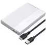Išorinis korpusas 2,5 colio SATA SSD/HDD QOLTEC 52278 USB 3.0, palaiko iki 2 TB