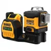 Lazerinis nivelyras DeWalt DCE089D1G18-QW žalias spindulys savaiminis išsilyginimas 360° su imtuvo suderinamumu