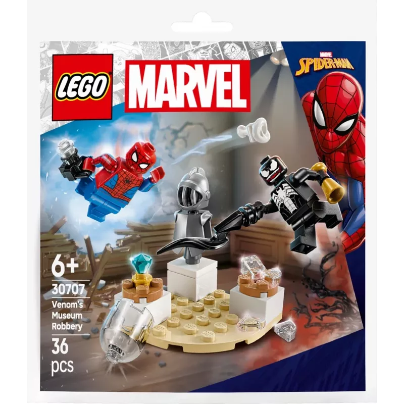 LEGO Venom'o muziejaus apiplėšimas polietileninis maišelis 30707 — Marvel Super Heroes, mažas kolekcinis žaidimų rinkinys