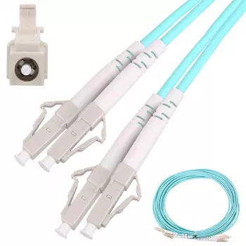 Patchcordas Extralink LC/UPC-LC/UPC Multi Mode OM3 Duplex 3mm 1m