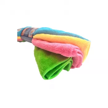 Valymo šluostė Vileda Microfibre Cloth Spalvota ypač didelė 4 vnt