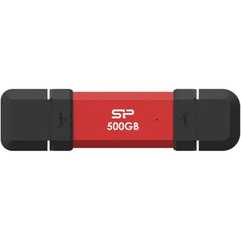 Nešiojamas SSD Silicon Power DS72 500GB, USB-C/USB-A 3.2 Gen 2