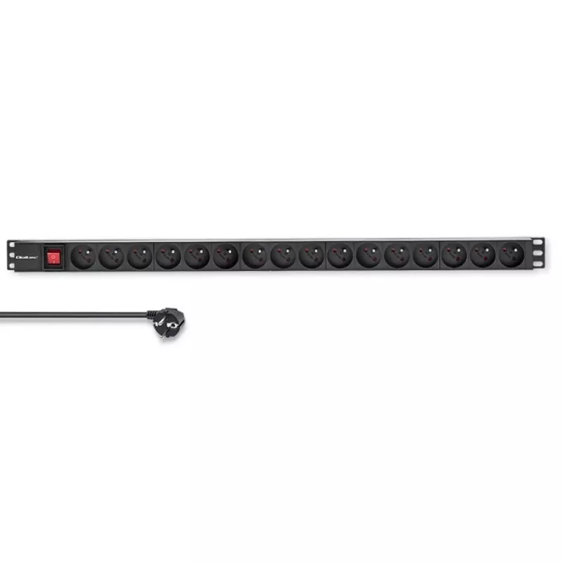 Maitinimo juosta RACK 16A PDU, 16xFRENCH, vertikali